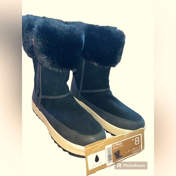 UGG Shoes - Ugg black boots with the fur! NIB!